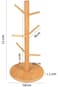 pyebe Bamboo Mug Holder Tree, 2 Pack Bamboo Mug Rack with 6 Hooks - Coffee Mug Holder Tree, Coffee