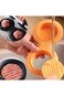 Excefore Meatloaf Mold and Burger Press Set, Double Hole Nonstick Meatloaf Maker and Detachable Ham