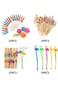 120PCS Pool Party Decorations Set, 20 PCS flamingo stirrers, 25 PCS paper umbrella drink sticks, 25