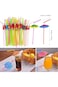 120PCS Pool Party Decorations Set, 20 PCS flamingo stirrers, 25 PCS paper umbrella drink sticks, 25