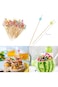 120PCS Pool Party Decorations Set, 20 PCS flamingo stirrers, 25 PCS paper umbrella drink sticks, 25
