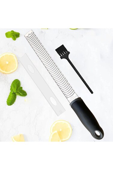 Premium Kitchen Lemon and Parmesan Cheese Zester, Versatile Spiralizer for Fruits, Vegetables, Garl