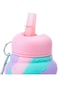 Excefore Roll Up Travel Kids Water Bottle - Collapsable and Foldable Water Bottle, Silicone Leak-Pr