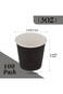 Tedanim 100 Count 3 oz Small Paper Cups, Paper Espresso Cups, Bathroom Mouthwash Cups, Disposable S