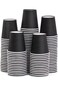 Tedanim 100 Count 3 oz Small Paper Cups, Paper Espresso Cups, Bathroom Mouthwash Cups, Disposable S