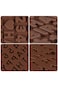 KASTWAVE Happy Birthday Silicone Chocolate Moulds - 2pcs Letter &amp; Number Set for Cake Decorations