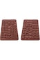 KASTWAVE Happy Birthday Silicone Chocolate Moulds - 2pcs Letter &amp; Number Set for Cake Decorations
