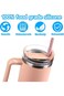 6 Pack Straws for Stanley 40 oz Tumbler, Reusable Silicone Straw for Stanley Adventure Quencher Tra