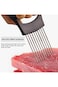 JAYVAR Onion Holder for Slicing, Lemon Slicer Onion Cutter for Slicing, Vegetable Cutter for Potato