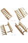 Bamboo Wooden Dish Rack Dish Rack Kitchen Cabinet Storage Organizer for Plate/Plate/Bowl/Cup/Bowl L