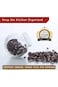 (2 Pieces) Spice and Honey Storage Jars - Glass Food Storage Jar Candy Jar with Airtight Silver Pla