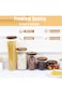 Wantoty Glass Storage Jar - Glass Food Storage Jars Containers, Glass Jars with Airtight Lids, Glas