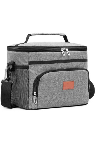 Qiccijoo Lunch Bags 15L Insulated Cooler Bag for Men Women, Reusable Insulated Waterproof Lunch Bag