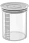 BIESSE Round Airtight Container - Off White/Clear
