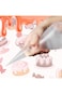 ECVV 100 Pieces Disposable Piping Bags - Anti Burst Pastry Bags - Icing Piping Bag for Frosting - I
