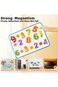 Oasisgalore Large Magnetic Letters, Alphabet ABC Magnets for Refrigerator and Fridge