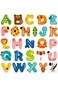 Oasisgalore Large Magnetic Letters, Alphabet ABC Magnets for Refrigerator and Fridge