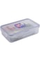 LocknLock HPL816C Airtight Food Storage Container with Removable Divider, 3.38 Cup, Rectangle, Plas