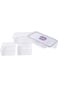 LocknLock HPL816C Airtight Food Storage Container with Removable Divider, 3.38 Cup, Rectangle, Plas