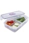 LocknLock HPL816C Airtight Food Storage Container with Removable Divider, 3.38 Cup, Rectangle, Plas