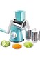 yuinate Manual Vegetable Slicer, Grater Drum Rotary Grater Vegetable Spiralizer Cheese Shredder Nut