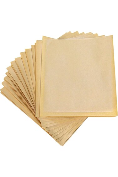 Tazweeq 200 Pcs Bakery Bags, 7.1 x 7.5 Inches Paper Donut Bags To Go, with Window, Pastry Bags, for