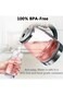 غلاية كهربائية KH - غلاية شاي كهربائية زجاجية LED سعة 1.7 لتر (خالية من مادة BPA) مع حماية الإيقاف التلقائي