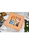 TNTAIAHL Cake Boxes 6x6x3 Inch, 24 pcs Brown Kraft Bakery Boxes with Window, Cupcakes Box for Pastr