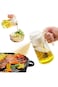 YelaJoy 2 Pcs Oil Sprayer for Cooking, 2 in 1 Olive Oil Dispenser Bottle for Kitchen, 470 ml Premiu