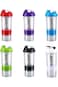 ALCOACH Shaker Bottle Protein spider Bottles with Storage and Mix Ball, 16OZ Sports Water Bottle wi