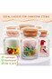 Tazweeq Mason Jar Bags, 100Pcs 4.3x6.2" Reusable Ziploc Bags, Airtight Seal Food Storage Bags for K