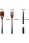 3Pcs Wooden Spoon Fork Chopsticks Set Japanese Style Cutlery Wooden Cutlery Set with Storage Bag Su