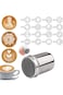 ALMEKAQUZ Coffee Sprinkle Set, Chocolate Shaker with Lid, Stainless Steel Flour Shaker, Chocolate S
