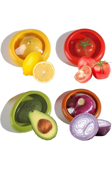 Silicone Fruit Storage Box,Silicone Fruit and Vegetable Storage Containers,Fruit And Vegetable Anti