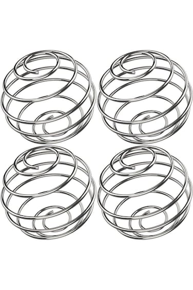 Khazna Stainless Steel Shaker Ball - Wire Whisk Ball, 304 Supplements Mixer for Protein Shaker Bott