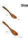 NOVOLAN Wooden Salad Spoon &amp; Fork Set - 26x6.5cm Wooden Utensils for Mixing &amp; Serving - Solid Wood