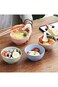 Paporich 4PCS Wheat Straw Bowl, Lightweight Unbreakable Wheat Straw Bowl, Fiber Bowl, Non-stick, Ea