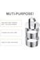 Oasisgalore 1 Set Round Cake Ring, Stainless Steel Dessert Mousse Rings with Pusher for Biscuit, Mo