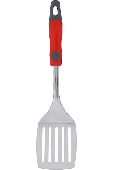 ملعقة تقليب الأسماك المشقوقة من ديلكاسا، DC1938، مصنوعة من الفولاذ المقاوم للصدأ، بمقبض من البولي بروبيلين، لطهي الطعام