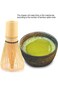 KASTWAVE Matcha Tea Whisk Set,Hand-Washed Tea Brush,Matcha Bamboo Whisk Tools,Tea Tools Fringe Kitc
