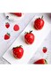 NESLIN Strawberry Silicone Mold for Baking Mousse Cake 3D Silicone Baking Molds for Cakes, French D
