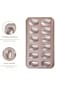 Tazweeq Shell Shape Baking Cake Mold, 2Pcs Madeleine Mold Cake Pan, Non-Stick 12-Cavity Cookies Pan