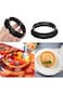 8 Pack Non-Stick Round Tart Rings 3.15 Inch, 8 cm Perforated Cake Ring Molds for Mousse, Cheesecake
