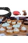 8 Pack Non-Stick Round Tart Rings 3.15 Inch, 8 cm Perforated Cake Ring Molds for Mousse, Cheesecake