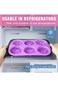 Xspring Silicone Molds, Food Grade Silicone Rose Mold, 2 PCS Flower Shape Fondant Ice Cube Trays, L