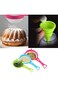 Plastic Mesh Strainer Colander Set, Food Soy Milk Flour Sieve Plastic Colander Strainer with Long H
