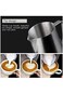 DD DT 600ml Stainless Steel Milk Frothing Jug with Thermometer Coffee Frother Pitchers Milk Jug Cup