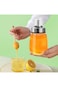 ALMEKAQUZ Honey Dispenser,Glass Honey Dispenser, Syrup Maple Dispenser, No Drip Honey Jar Pot with