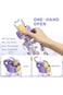Joyzzz Kids Water Bottle, 600ml Spill Proof Straw Cup, Cute Pattern Water Bottle with Flip Top Lid,