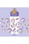 Joyzzz Kids Water Bottle, 600ml Spill Proof Straw Cup, Cute Pattern Water Bottle with Flip Top Lid,